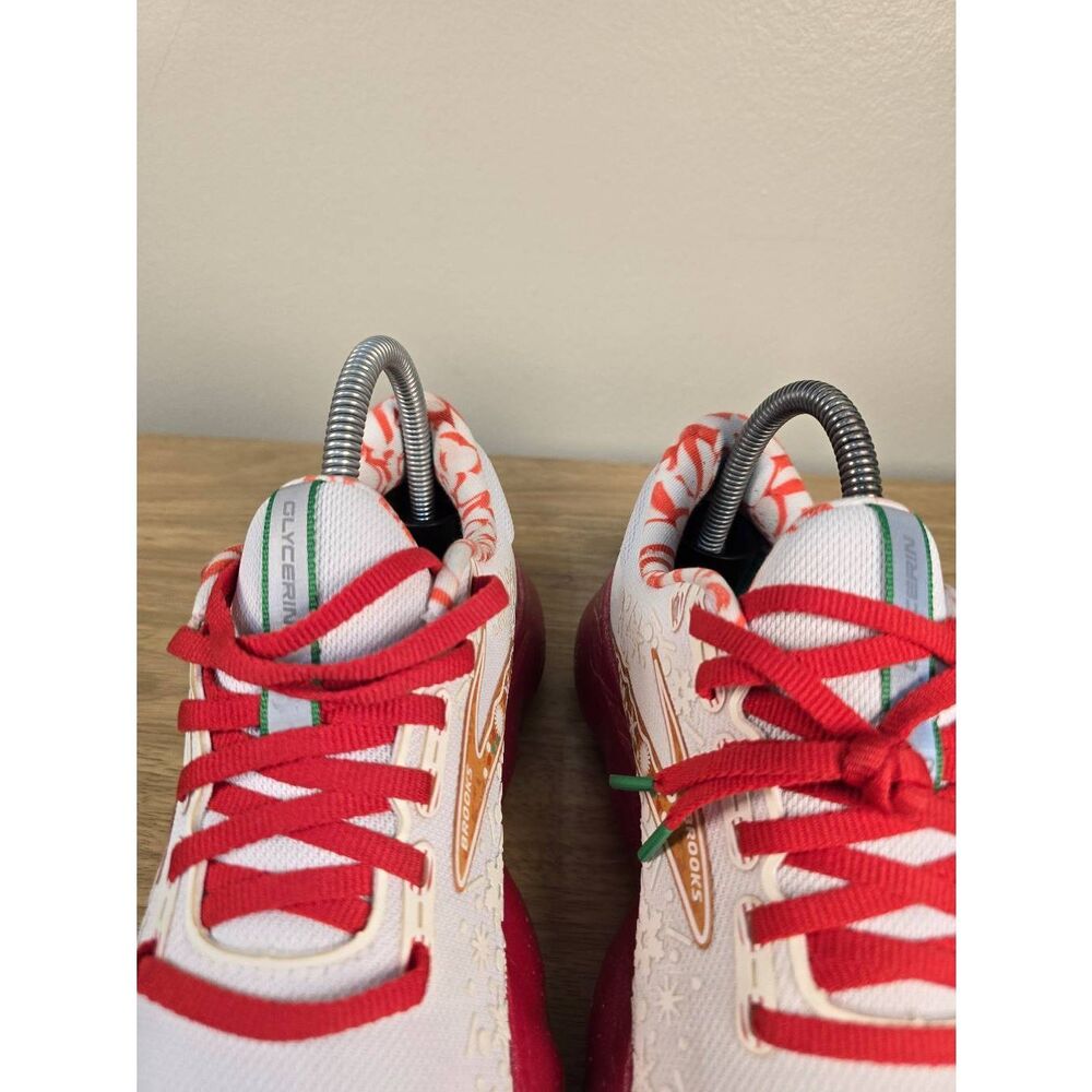 Brooks Glycerin 20 Run Merry Christmas Women’s Running Shoes Size 7.5 Limited - Picture 4 of 8